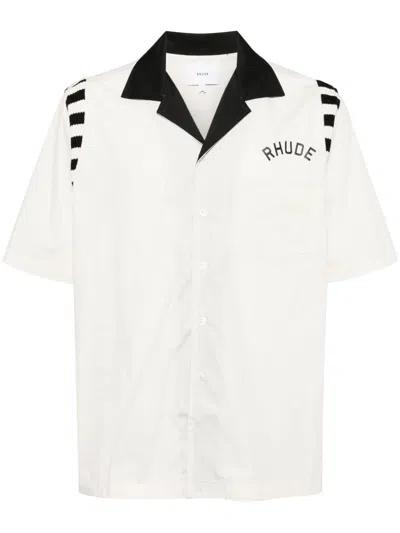 Rhude Chamonix Alpine Shirt In Neutrals