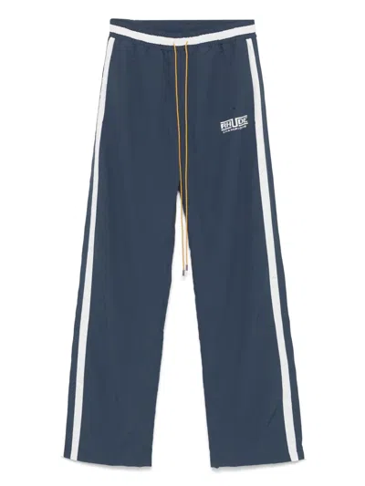 Rhude Champions Track Pants In Blue