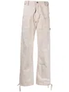 Rhude Chevron Painter Pants In Neutrals