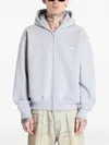 Rhude Classic Full-zip Hoodie In Gray