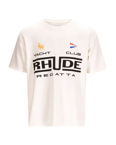 Rhude Classic Mini Tee For Men In White