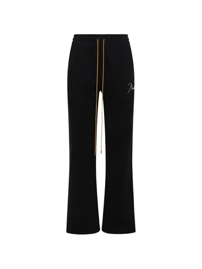 Rhude Classique Drawstring Track Pants In Black