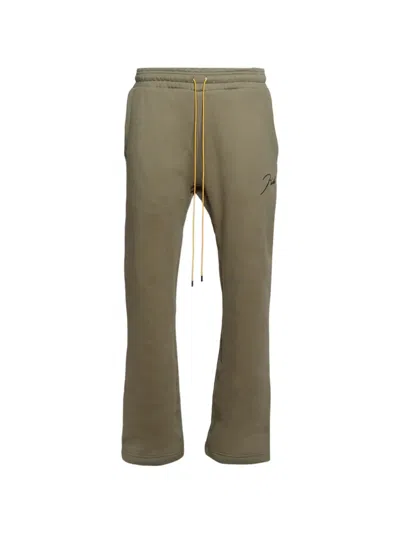 Rhude Classique Drawstring Track Pants In Green