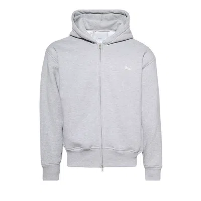Pre-owned Rhude Classique Full-zip Hoodie 'heather Grey' | Men's Size Xxl