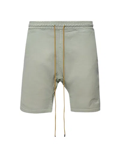 Rhude Classique Logo Sweat Shorts In Gray