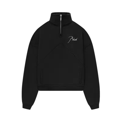 Pre-owned Rhude Classique Quarter Zip 'black' | Men's Size M