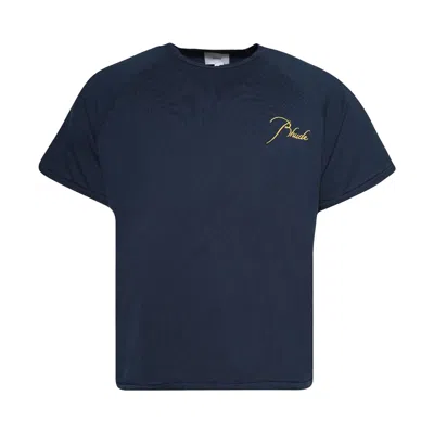 Pre-owned Rhude Classique Raglan Tee 'navy' | Blue | Men's Size S