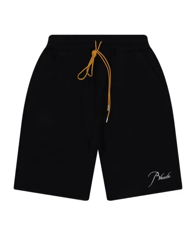 Rhude Classique Sweat Shorts In Black
