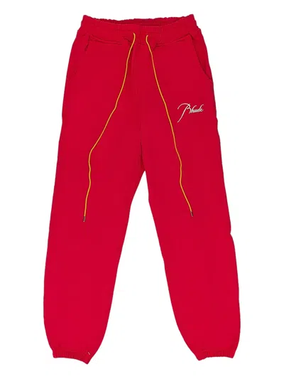 Rhude Classique Track Pants In Red