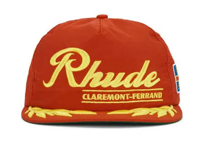 Rhude Clermont Souvenir Hat For Men In Orange