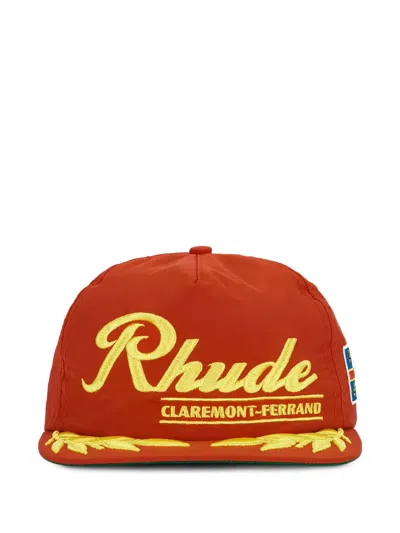 Rhude Clermont Souvenir Hat For Men In Orange
