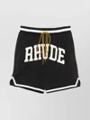 Rhude Collegiate Basketball Shorts Featuring Pockets