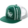 Rhude Collegiate Scramble Trucker Hat In Green