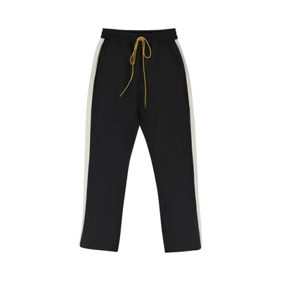 Pre-owned Rhude Collegiate Track Pants 'black/white' | Multi-color | Men's Size S
