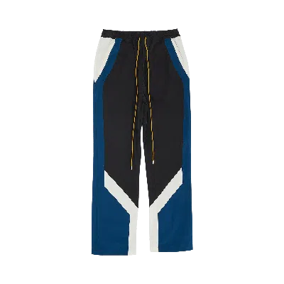 Pre-owned Rhude Color Blocked Track Pant 'black/creme'