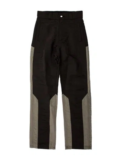 Pre-owned Rhude Colorblock Pattern Chinos W/ Tags In Black