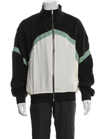 Pre-owned Rhude Colorblock Pattern Jacket W/ Tags In Black