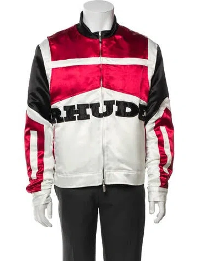 Pre-owned Rhude Colorblock Pattern Jacket W/ Tags In Multi