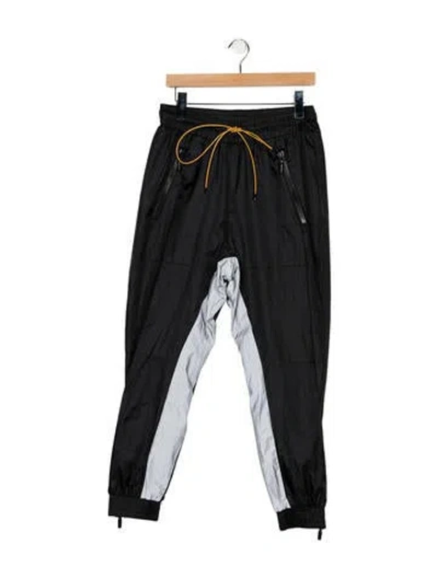 Pre-owned Rhude Colorblock Pattern Joggers In Black
