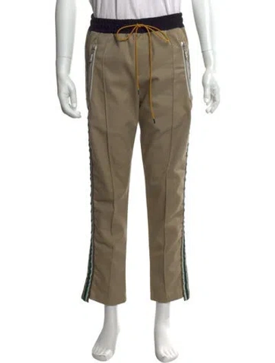 Pre-owned Rhude Colorblock Pattern Pants In Neutral