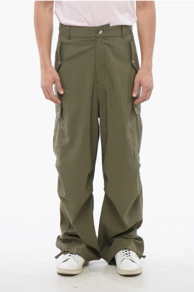 Rhude Green Four-pocket Cargo Pants In Olive