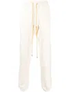 Rhude Cotton Drawstring Track-pants In Weiss