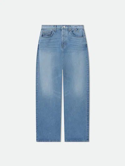 Rhude Cotton Jeans Women's In Blue