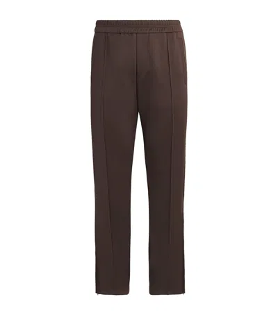 Rhude Cotton-blend Trofeo Track Pants In Brown