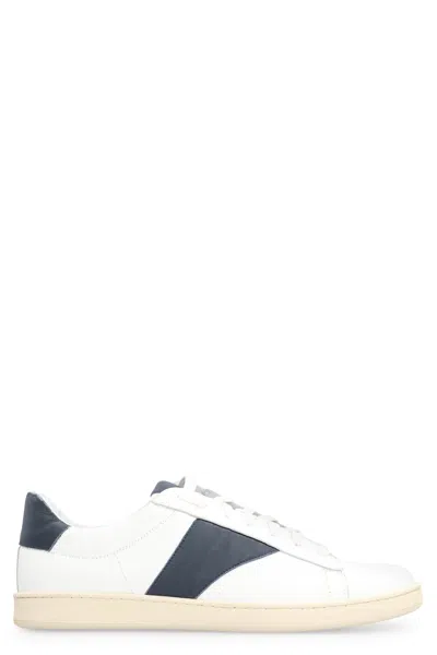 Rhude Court Leather Low-top Sneakers In White