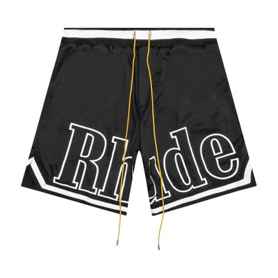 Pre-owned Rhude Court Logo Short 'black' | Men's Size S