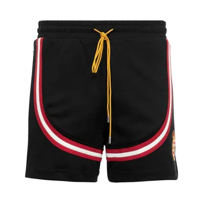 Pre-owned Rhude Crest Veille Track Shorts 'black/white/red' | Men's Size Xl