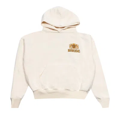 Pre-owned Rhude Cresta Cigar Hoodie 'vintage White' | Men's Size Xxl