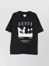 Rhude Thousand Palms Logo-print Cotton-jersey T-shirt In Black