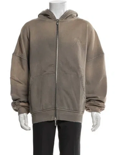 Pre-owned Rhude Crew Neck Long Sleeve Hoodie W/ Tags In Neutrals