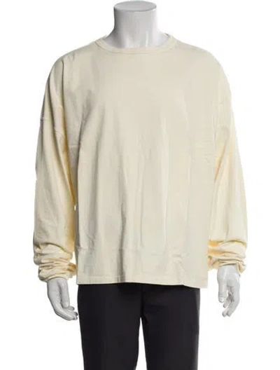 Pre-owned Rhude Crew Neck Long Sleeve T-shirt W/ Tags In Neutral