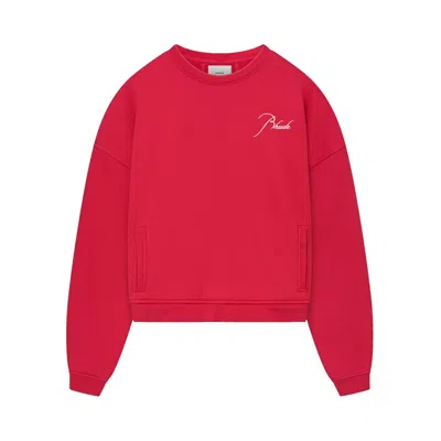 Pre-owned Rhude Crewneck 'red' | Men's Size Xs