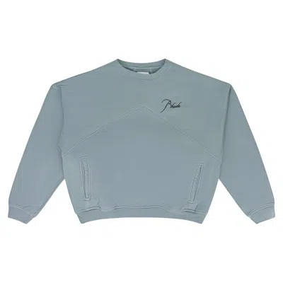Pre-owned Rhude Crewneck Sweatshirt 'sage' | Green | Men's Size M