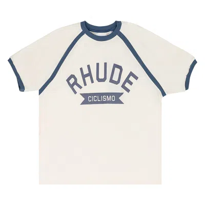 Pre-owned Rhude Cyclin Raglan T-shirt 'white' | Men's Size Xl