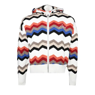 Pre-owned Rhude Cyril Knit Zip-up 'multicolor' | Multi-color | Men's Size L