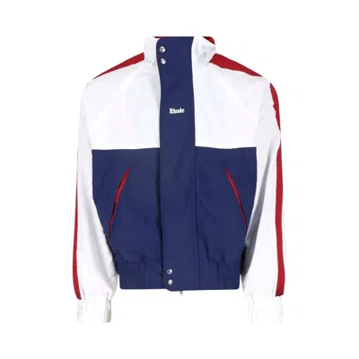 Pre-owned Rhude Dakar Off-road Tri-panel Jacket 'cream / Navy / Red' | Men's Size M