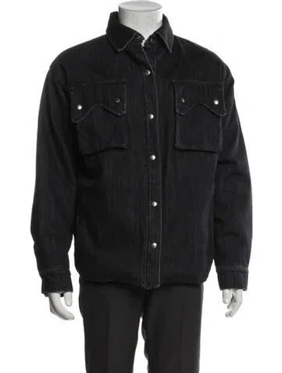 Pre-owned Rhude Denim Jacket In Gray