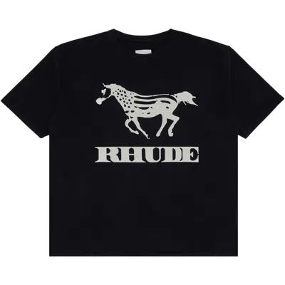 Pre-owned Rhude Dinero Tee 'black' | Men's Size L