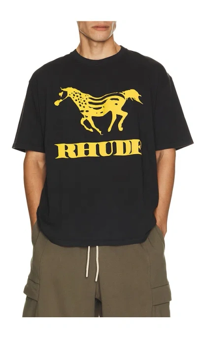 Rhude Dinero Tee In Black