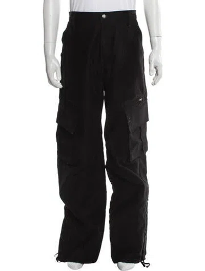 Pre-owned Rhude Drawstring Cargo Cargo Pants In Black