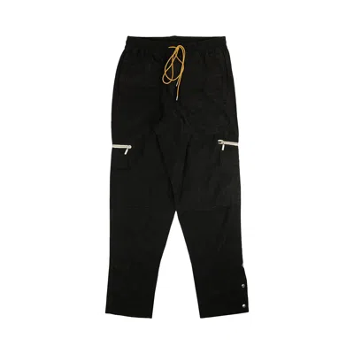 Pre-owned Rhude Drawstring Casual Cargo Pants 'black' | Men's Size S