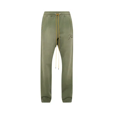 Pre-owned Rhude Drawstring Jogger Sweatpants 'sundry Olive' In Green
