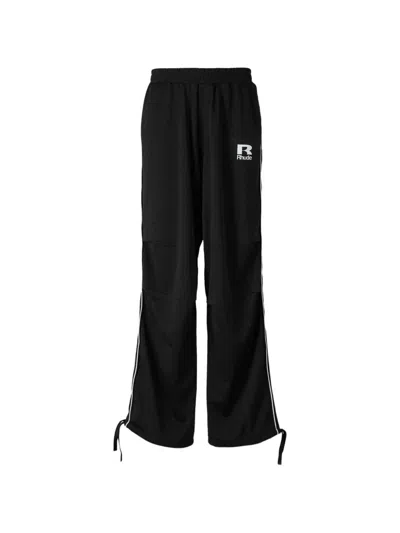 Rhude Drawstring Track Pants In Black