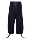 Rhude Drawstring Track Pants In Blue