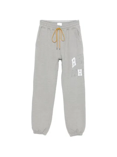 Rhude Drawstring Track Pants In Gray