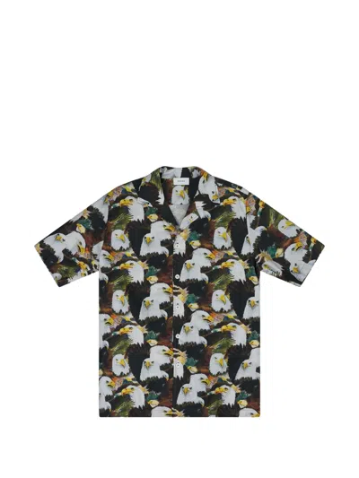 Rhude Eagle-print Shirt In Multi